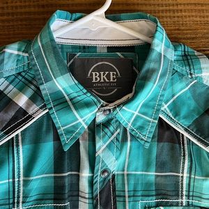 Mens Buckle BKE long sleeve casual shirt